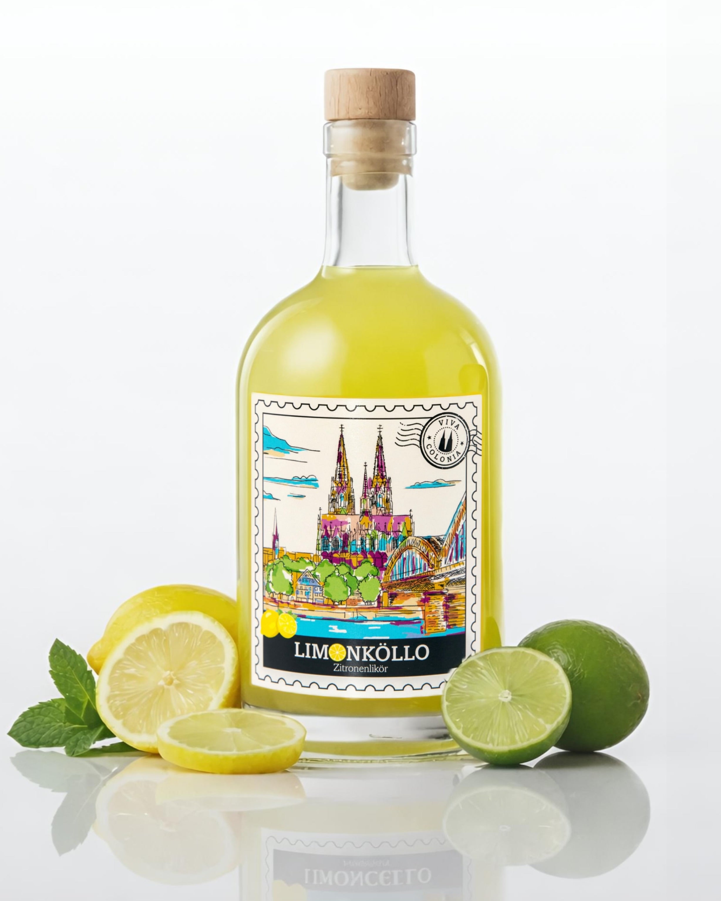 Limonköllo Zitronenlikör - Der Kölner Limoncello 17% i.Vol 500ml